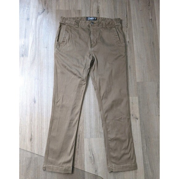 Mountain Khakis Teton Pants Size 34X29 Slim Fit Brown Cotton Blend Outdoors - Picture 1 of 10